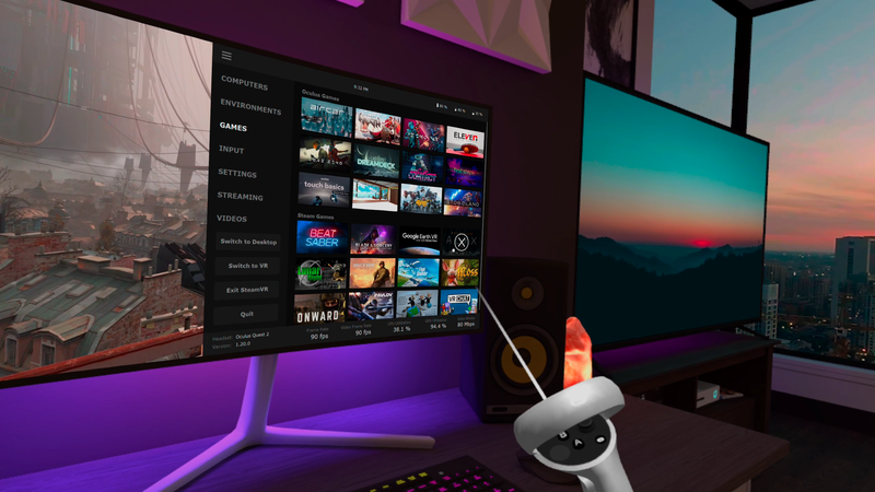Virtual Desktop’s latest update for PC enables hands, eye, face and even tongue tracking