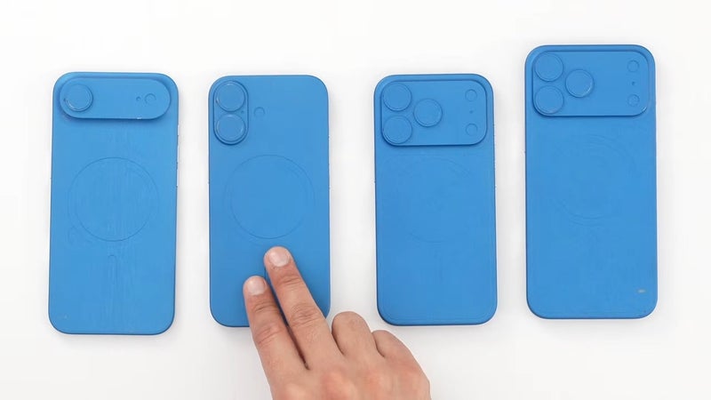 iPhone 17 Air’s thinness is shown off in dummy hands-on video with the rest of the iPhone 17 series