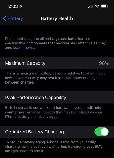Apple eventually added a Battery Health meter to the iPhone so that users will know in advance when to replace the battery on their handset - Judge gives preliminary approval to settlement of iPhone #batterygate lawsuit