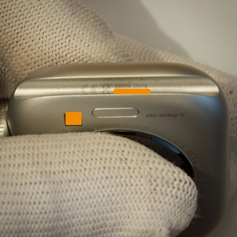 Leaked image from Apple Watch Series 10 prototype