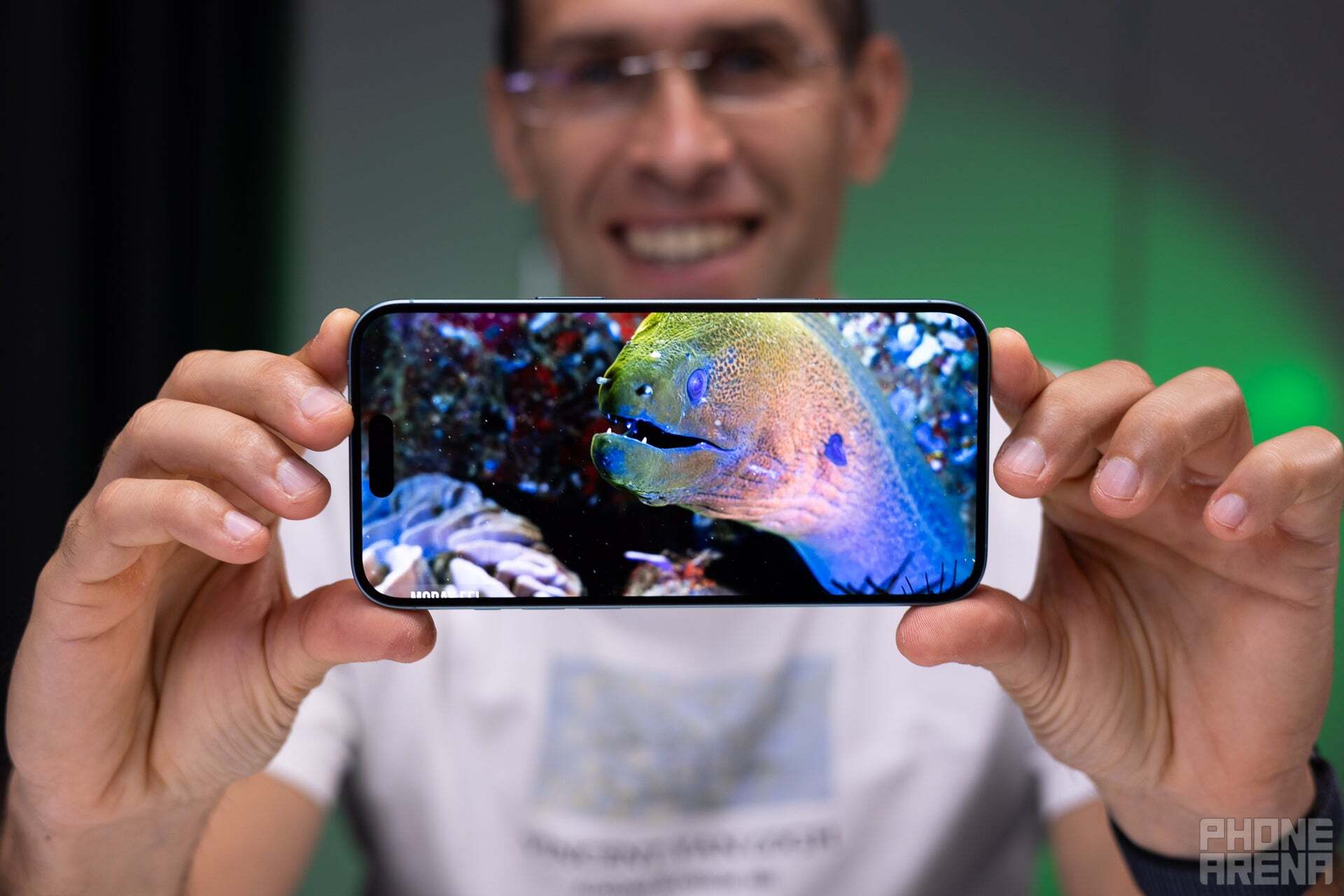 The iPhone 16 Plus is a big-screen flagship for not a lot of money | Image by PhoneArena - There is a glaring gap in Google’s Pixel phone lineup
