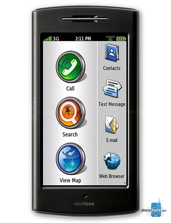 Garmin-Asus nuvifone G60 specs