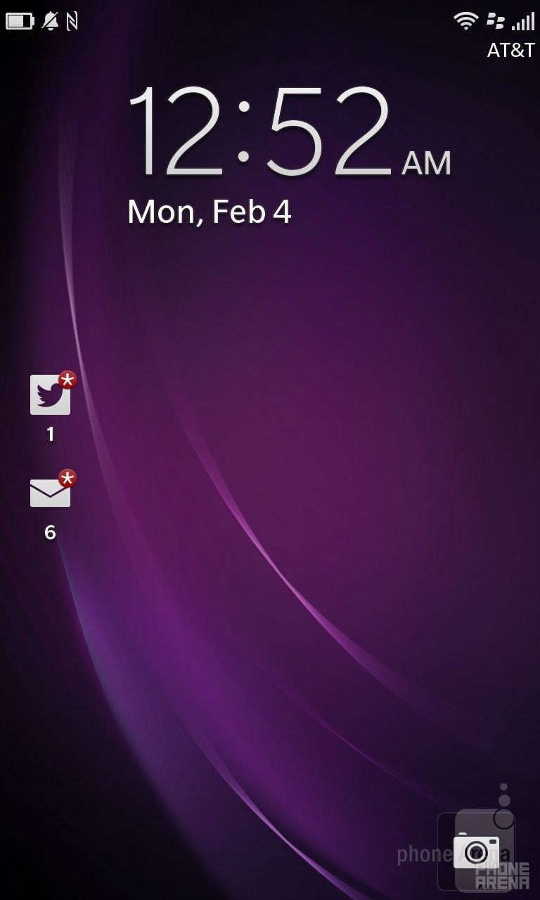 Lockscreen - BlackBerry 10 Review