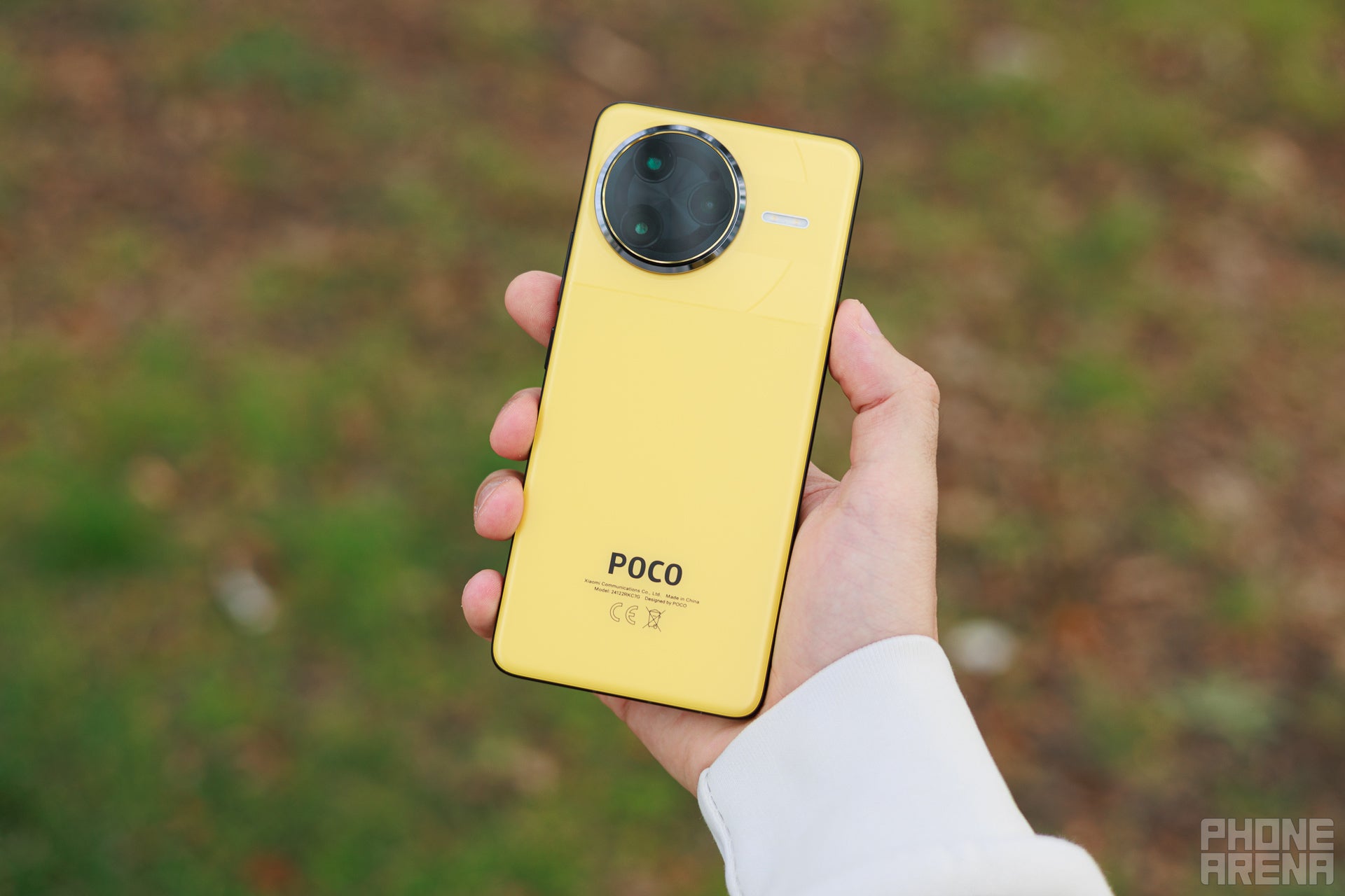The yellow and black variant of the Poco F7 Ultra looks quite fresh | Image by PhoneArena - Poco F7 Ultra Review: Poco goes Ultra