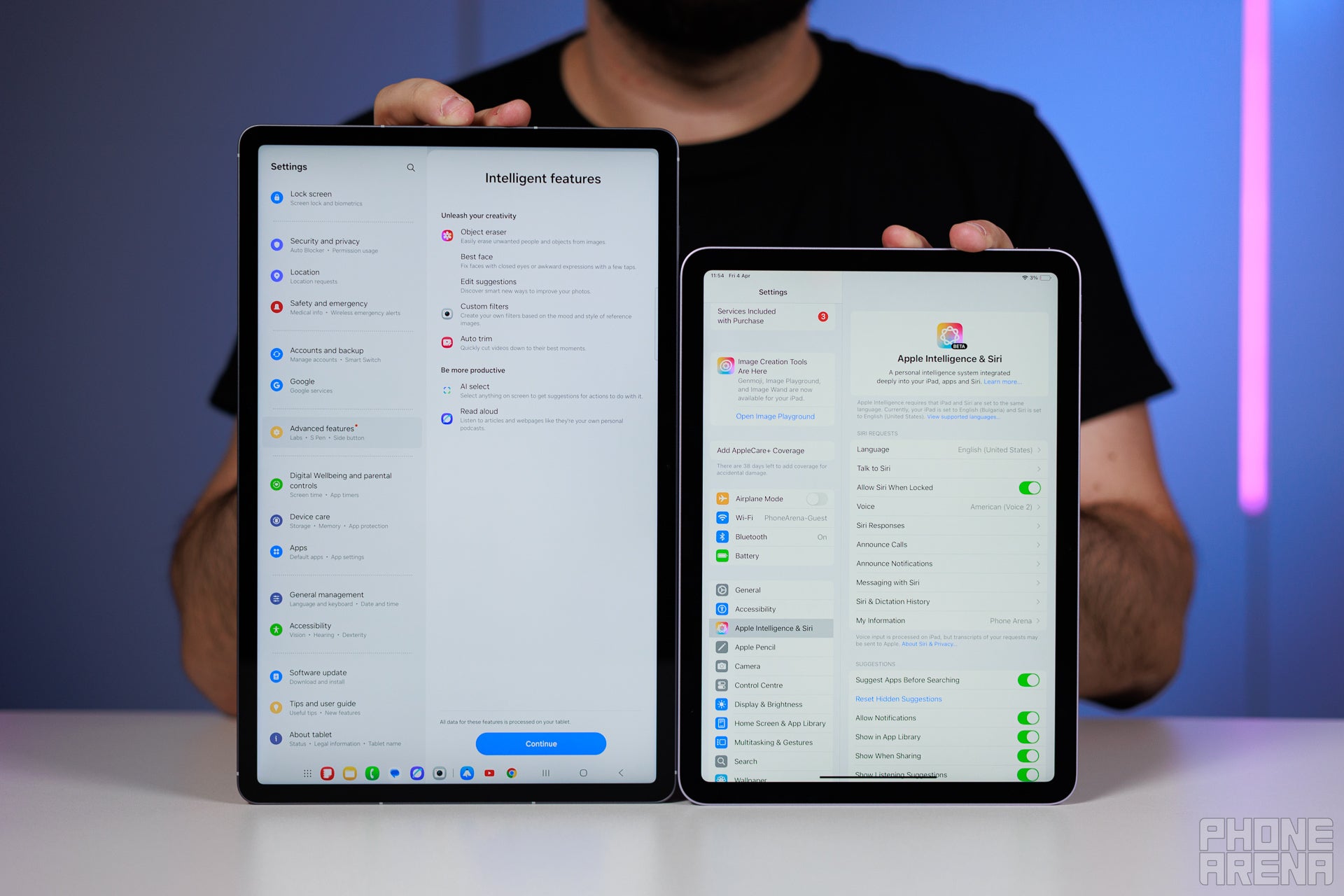 Image by PhoneArena - Galaxy Tab S10 FE Plus vs 13-inch iPad Air M3: A free stylus or monstrous power?