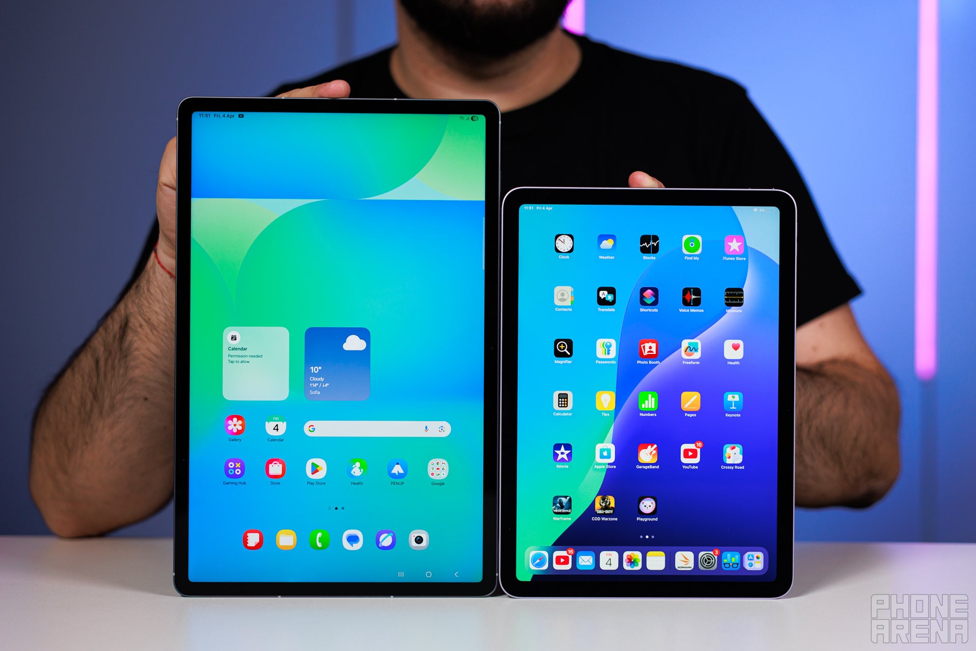 Image by PhoneArena - Galaxy Tab S10 FE Plus vs 13-inch iPad Air M3: A free stylus or monstrous power?