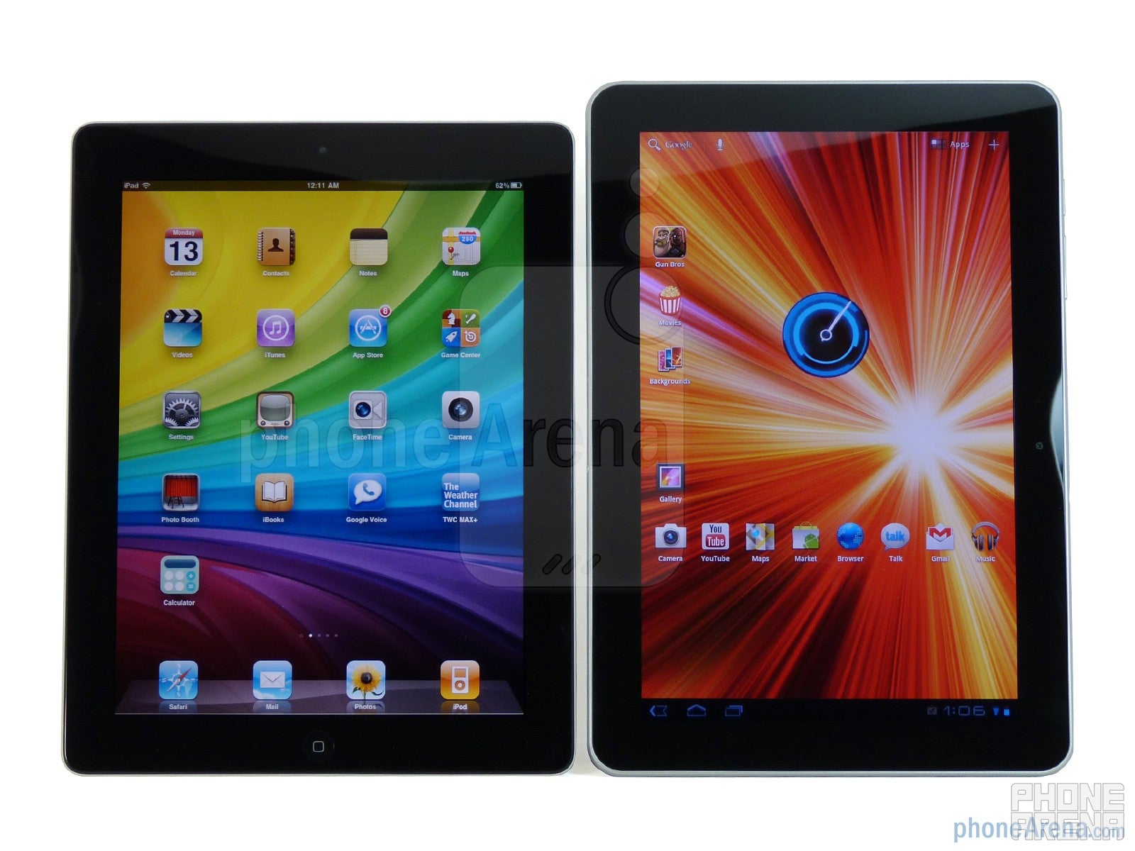Samsung Galaxy Tab 10.1 vs Apple iPad 2